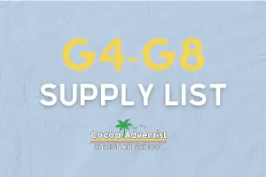 Supply List G4-G8